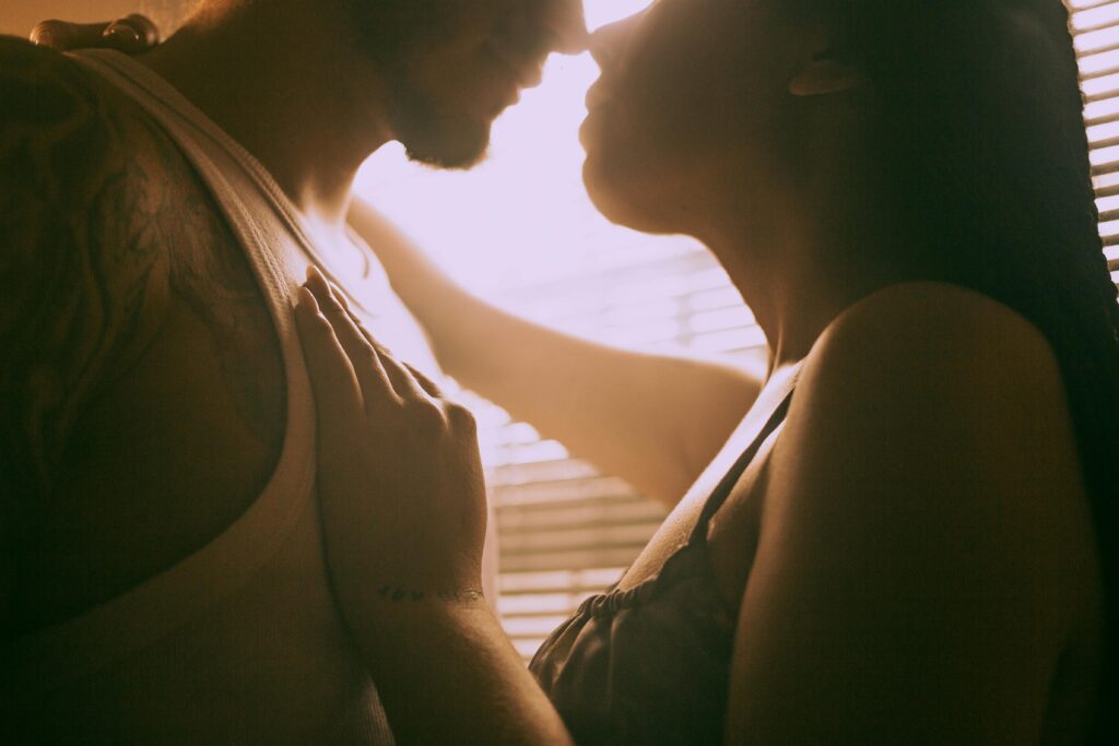 Close-up of Couple at a Group Sex Party