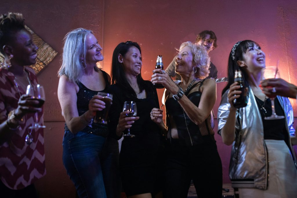 People Having Fun at the Swinger Club