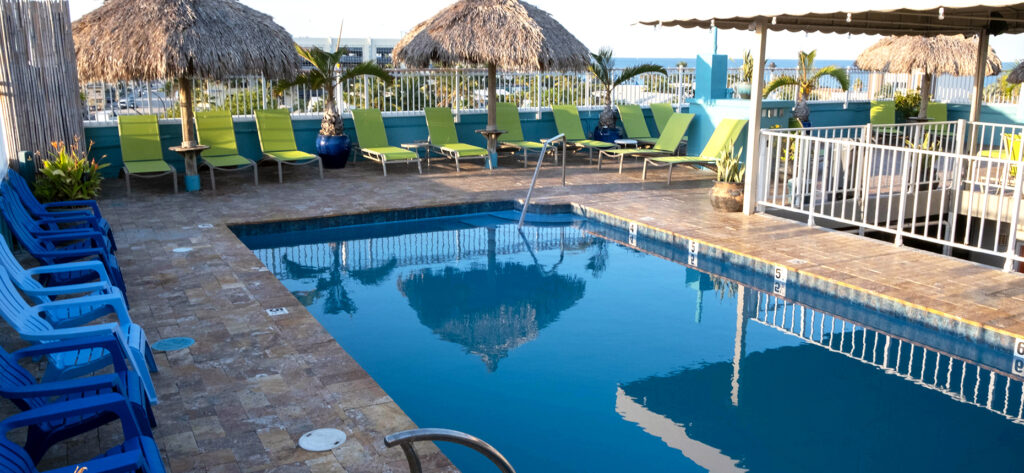 Rooftop Resort pool in Hollywood, Florida