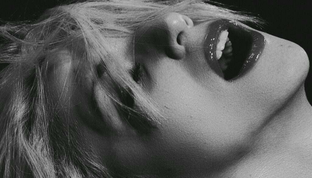 Woman experiencing erotic tickling for the first time