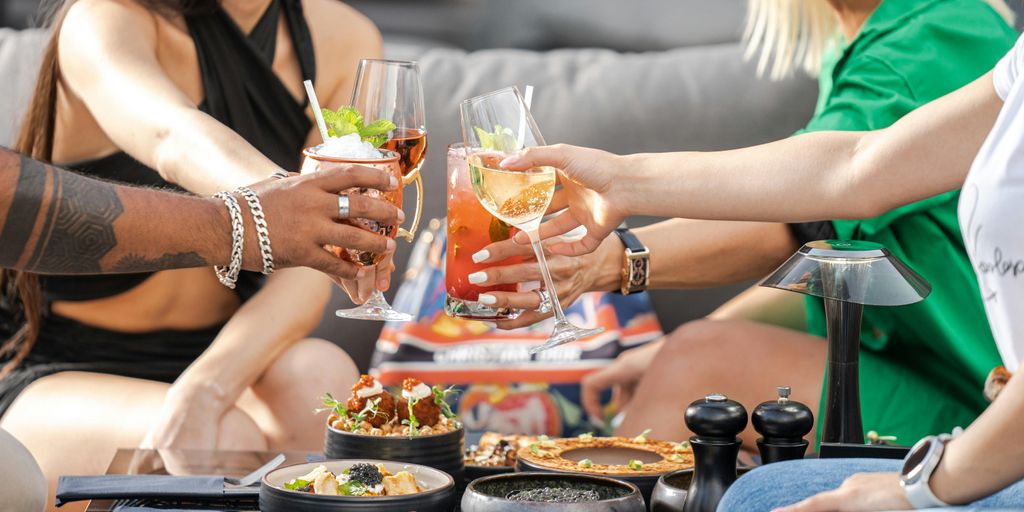 drinking with friends