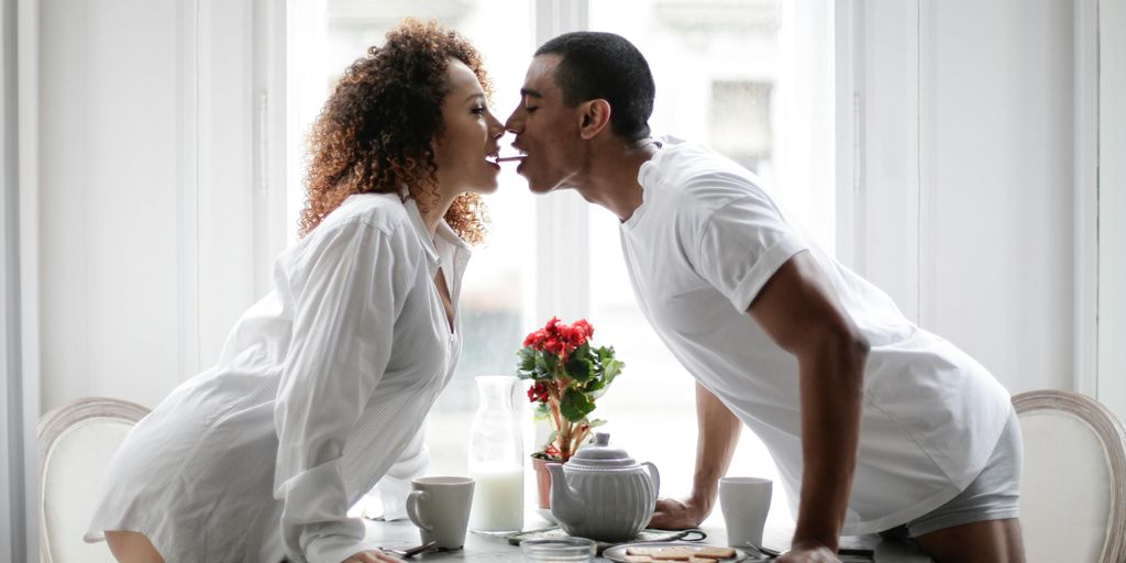 couple having a breakfast