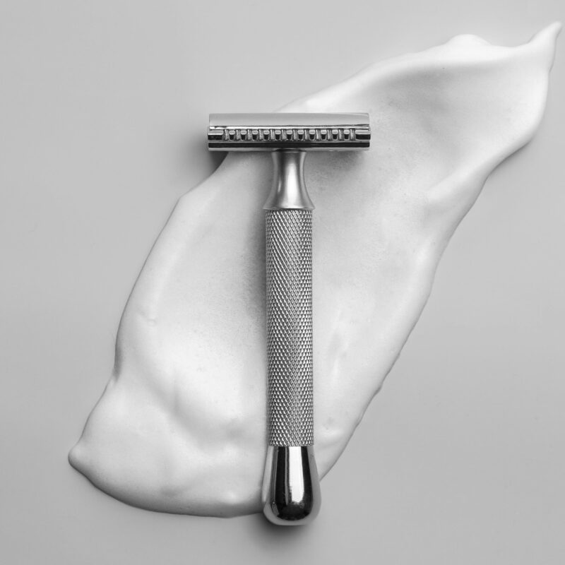 Mens razor and shaving cream