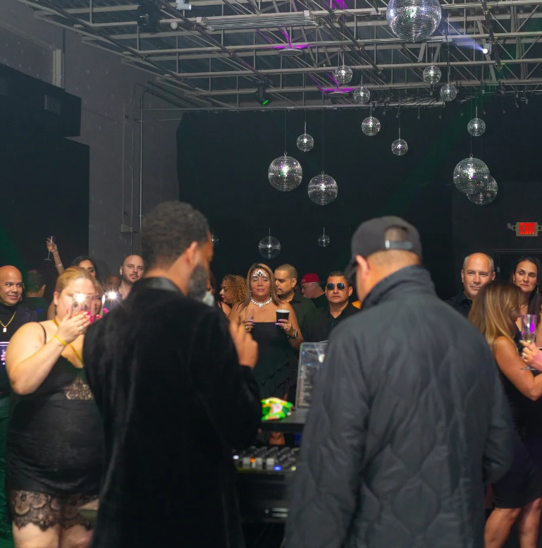 Image of DJ's in the party