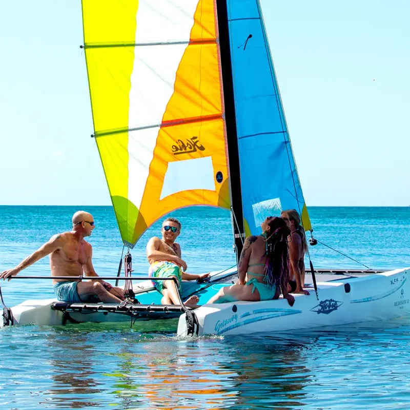 Picture of swingers on boat at Hedonism II in Negril, Jamaica