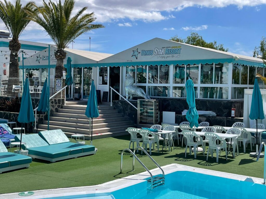 naturist swingers resort pool