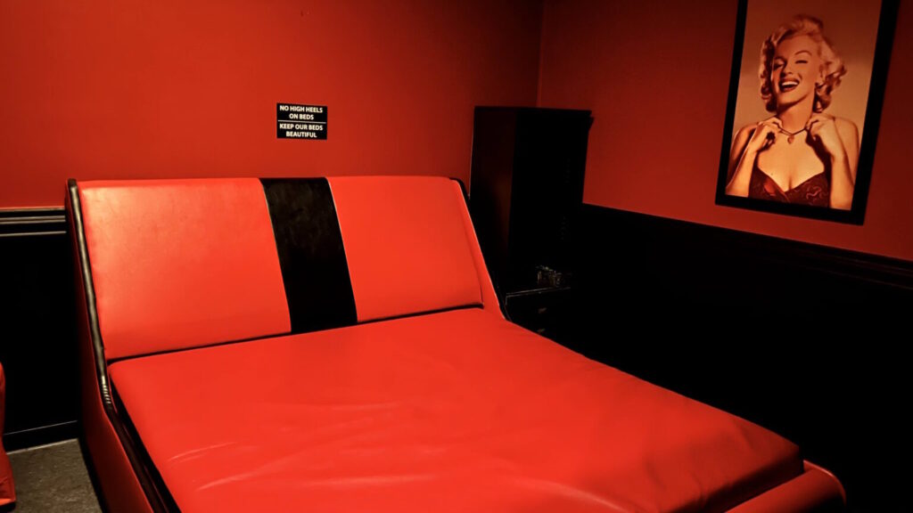 Bed in Club M4 in Toronto