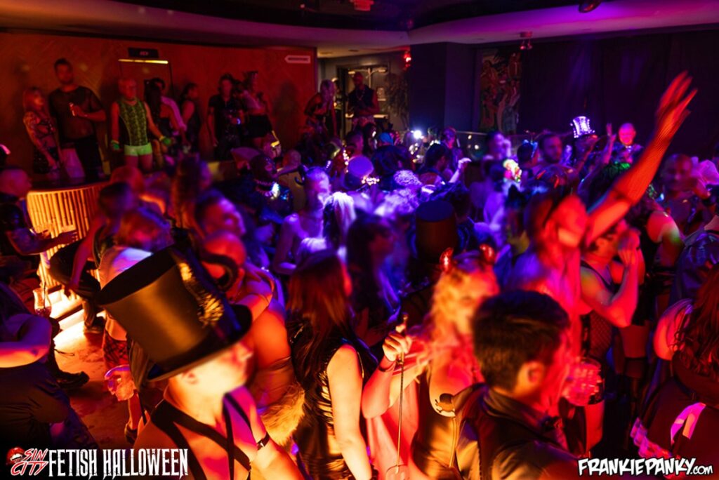 People dancing in the club