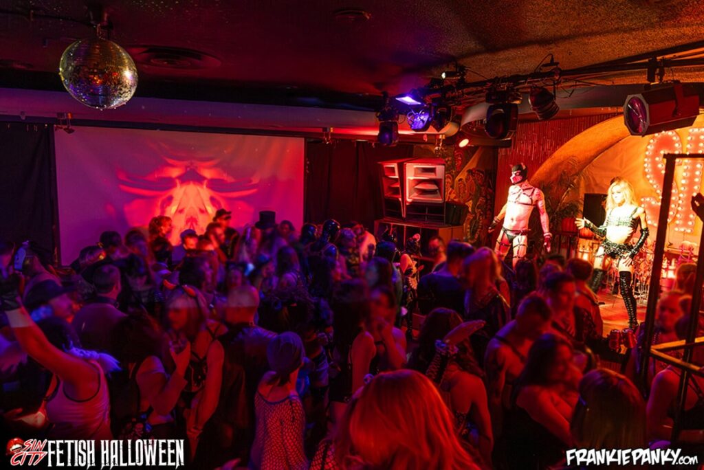 People dancing in the club