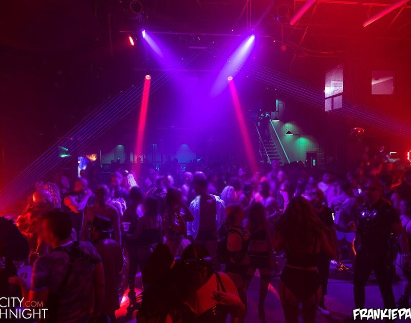Image of people in the club standing