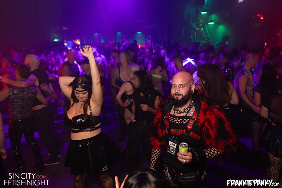 People dancing in the club