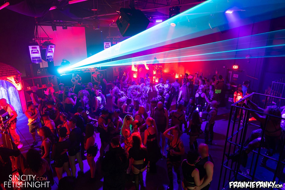 People dancing in the club