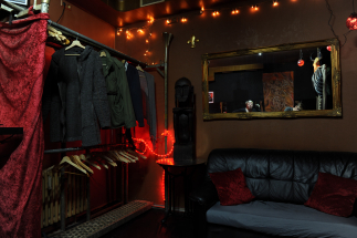 Image of a dressroom