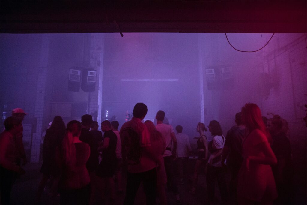 people standing in the club