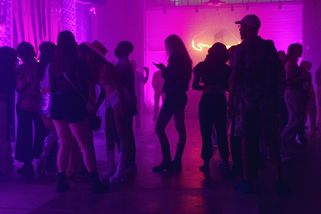 People standing in the club