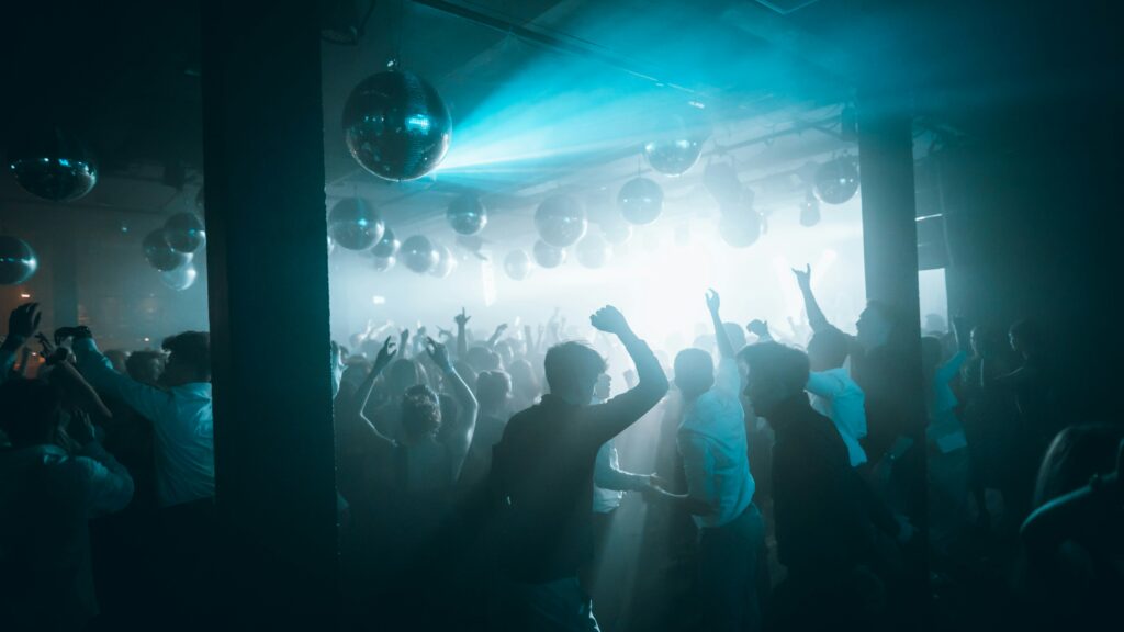 people standing in the club