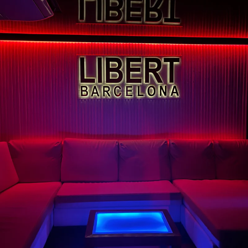 Picture of the inside of Libert Swingers Club in Barcelona, Spain