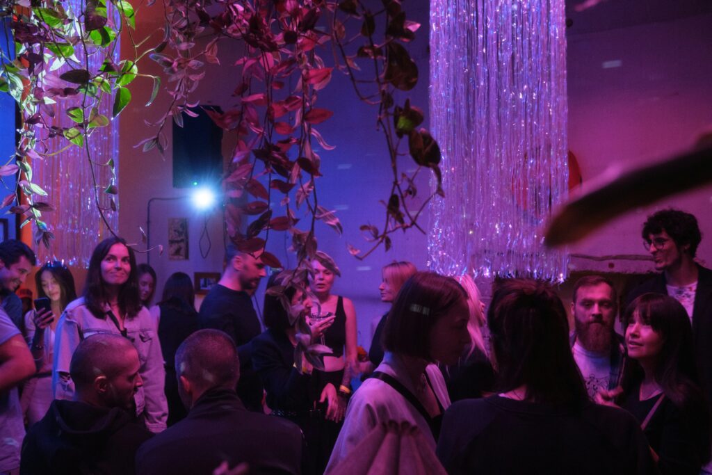 People standing in the club