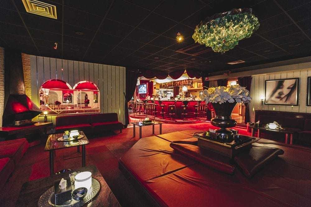 Elegant room of the club paradise