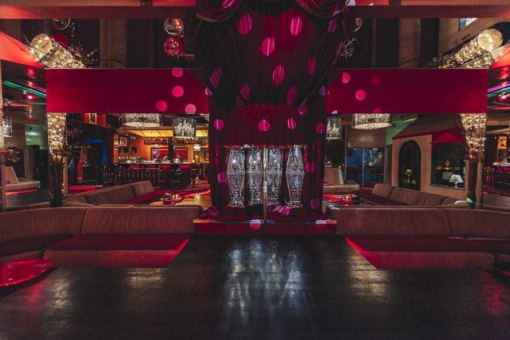 Big curtain in the room