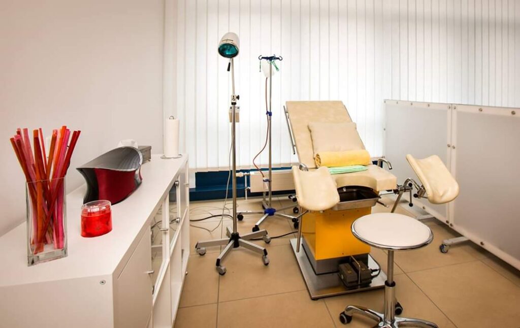 Room with equipments