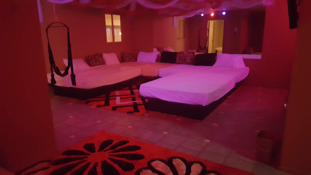 Big bedroom in the club
