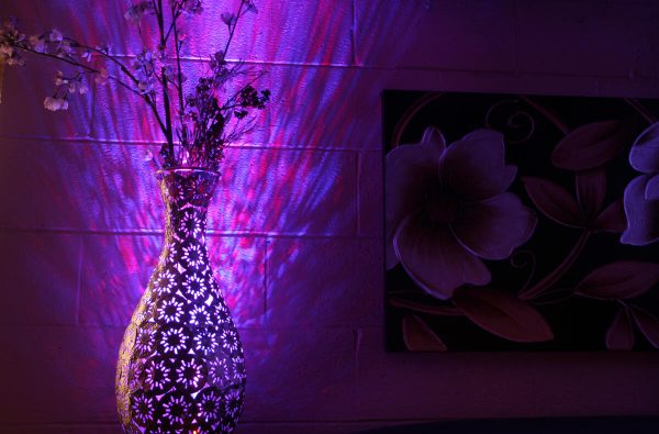 Big flower vase in the club