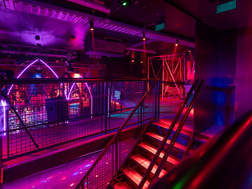 Stairs in the club