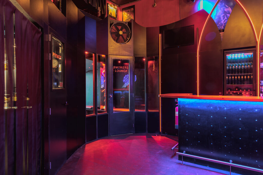 Club image bar counter