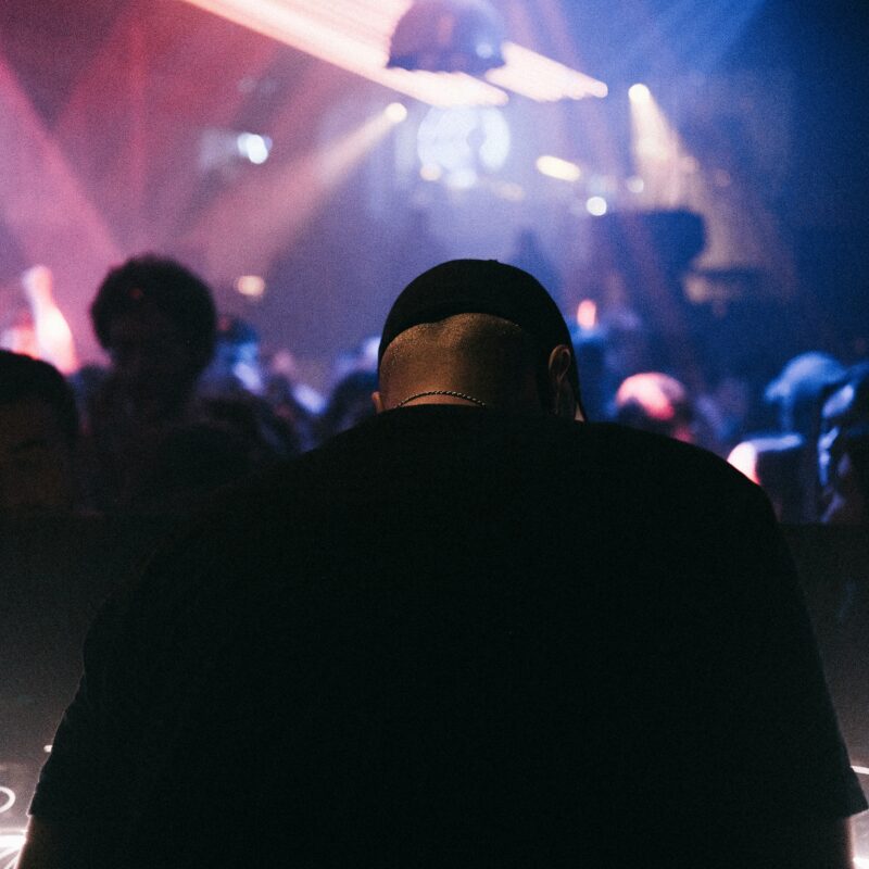 People in the club standing