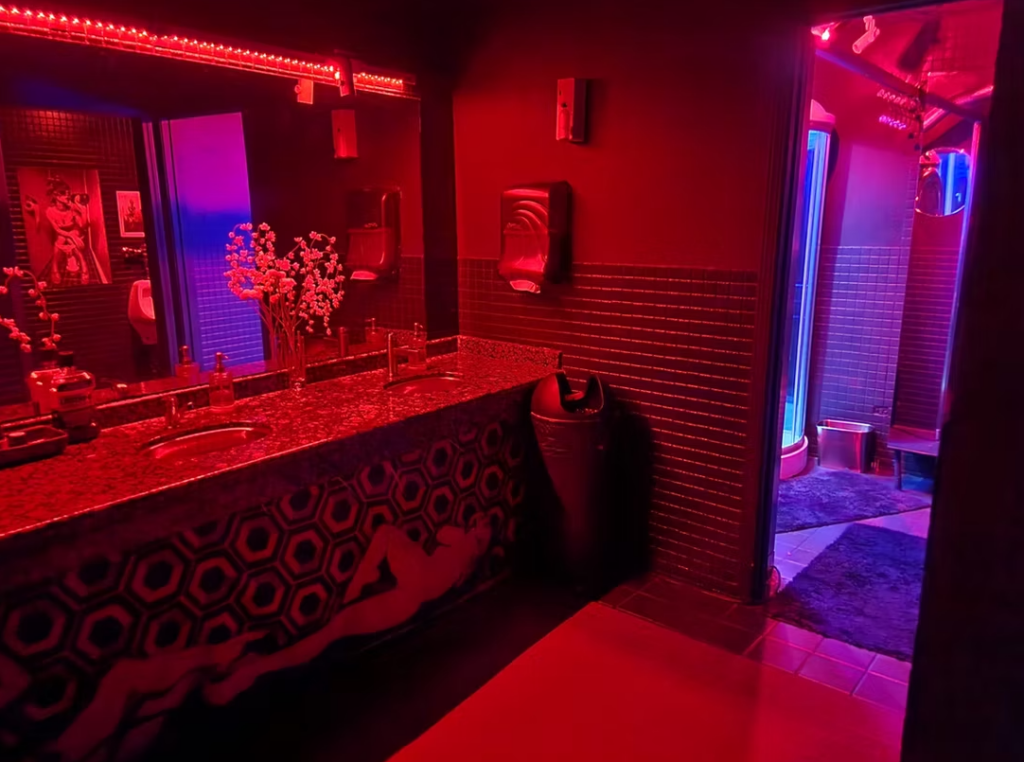 Bathroom in the club