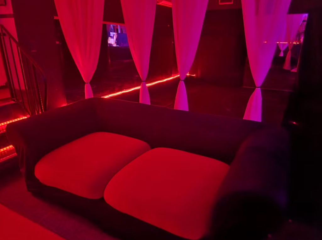 Big couch in the room