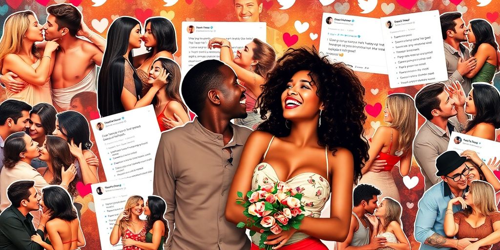 Couples celebrating love and freedom in a vibrant setting