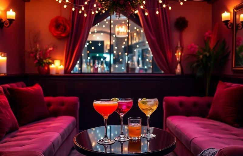 Intimate setting for a swinger night with cozy ambiance