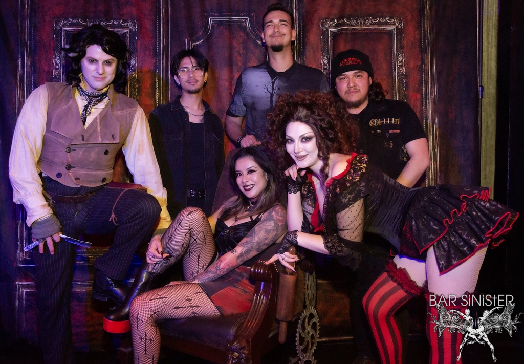 Man and woman in a costume