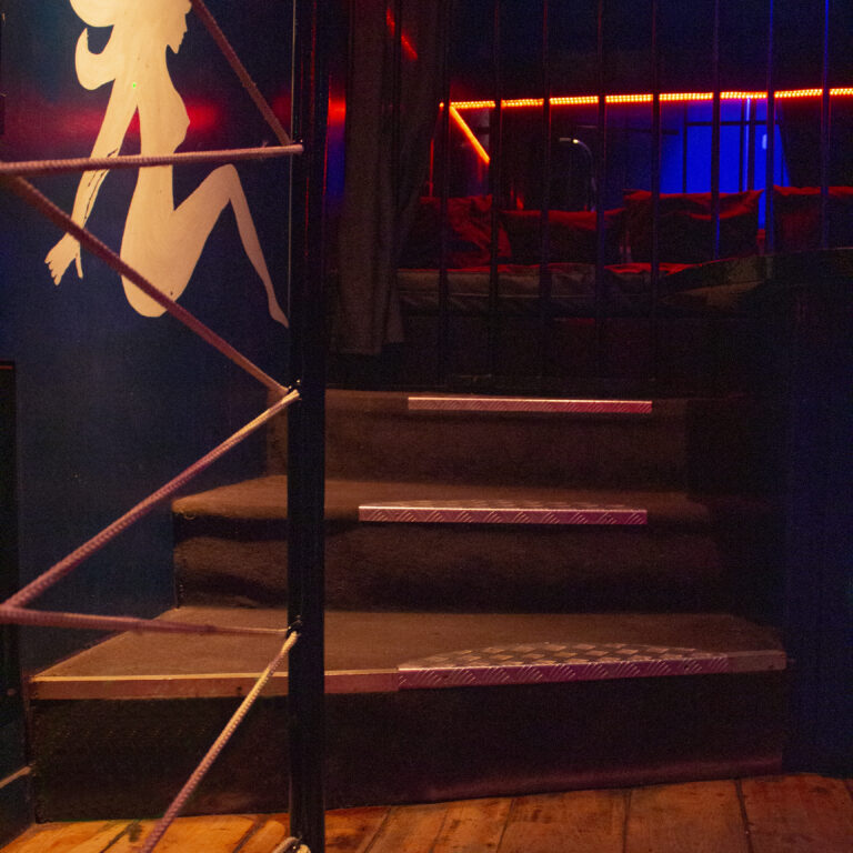 Stairs in the club