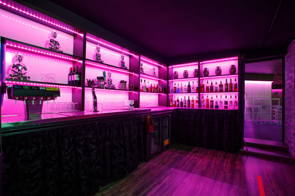 Wine room in the club