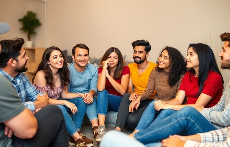 Group discussion about breaking sexual taboos and open dialogue.