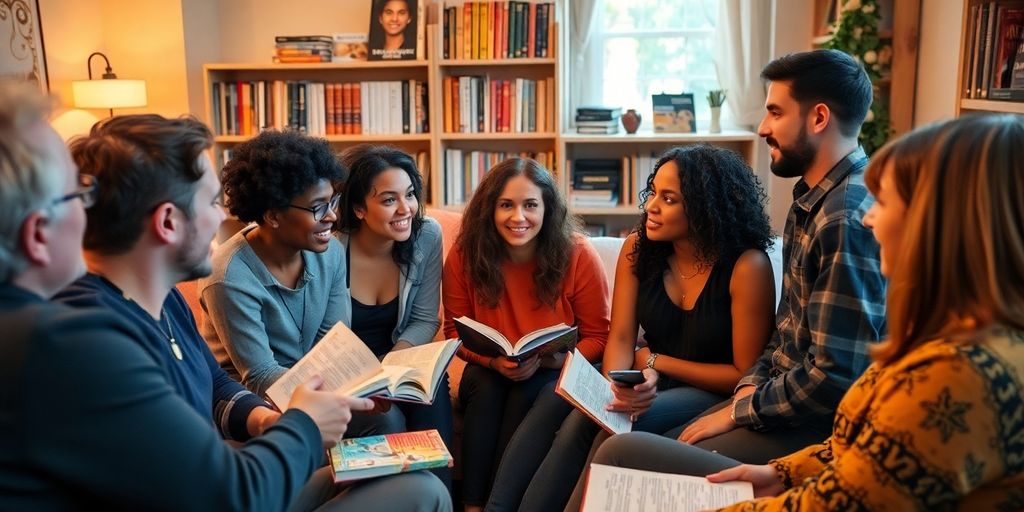Group discussion breaking sexual taboos in an educational setting.