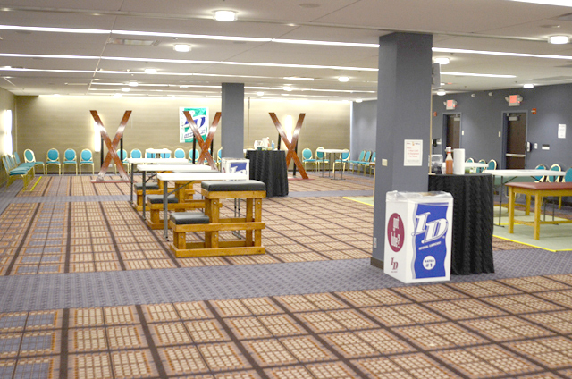 Play space in the club 