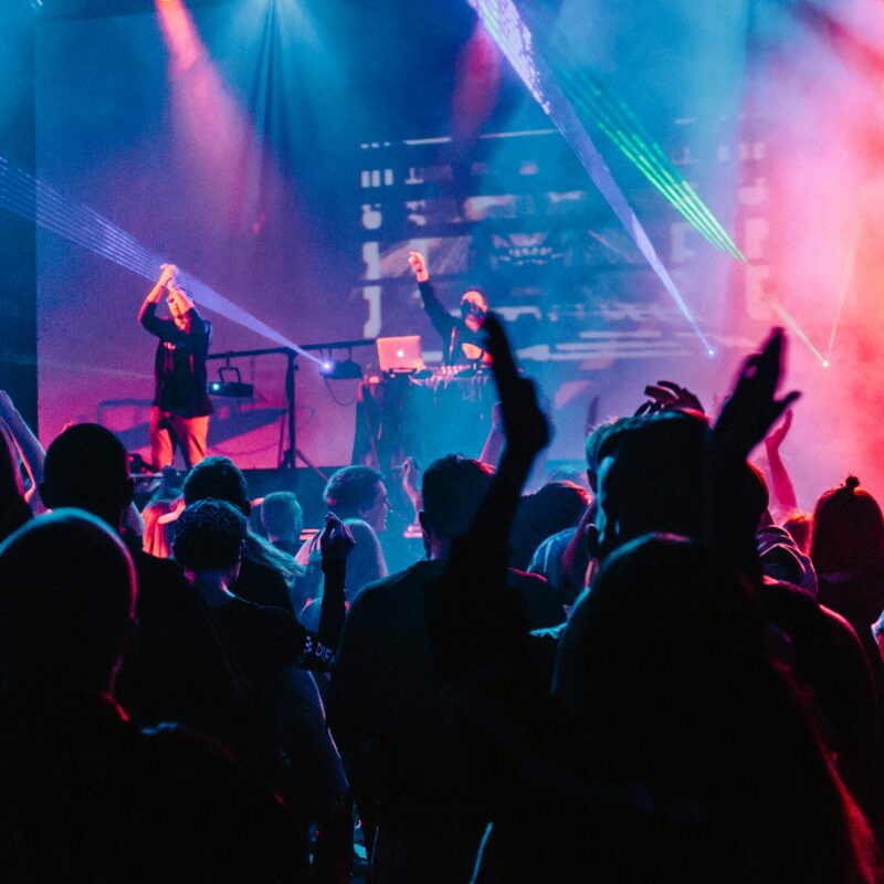 Performers in the stage