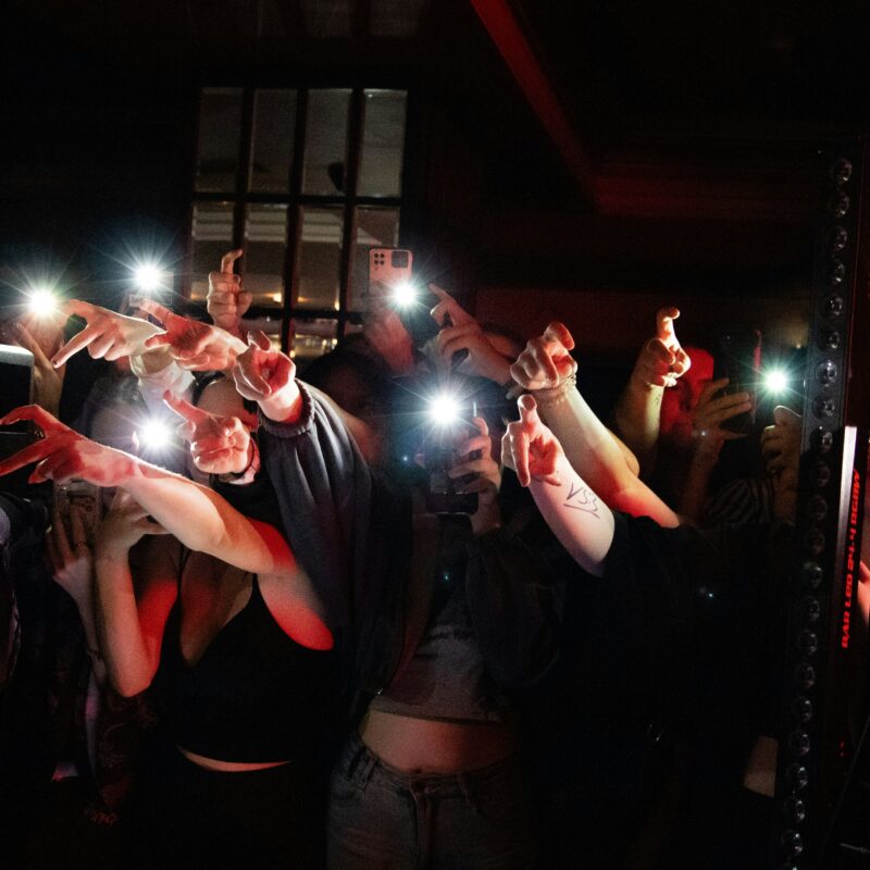 People with phone in their hands