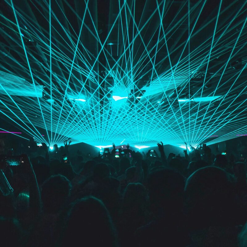 People in the event standing