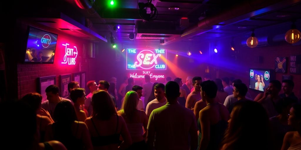 Lively LGBTQ+ nightlife scene in Baltimore's sex club.