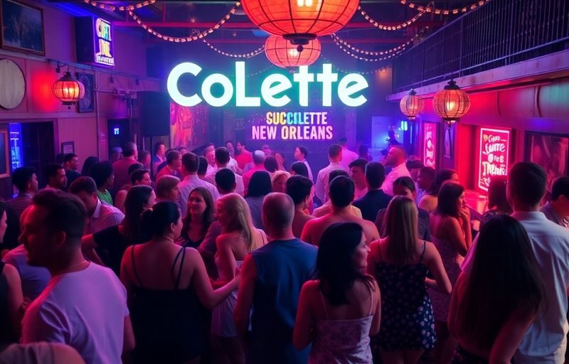 People dancing at Colette New Orleans, vibrant nightlife atmosphere.