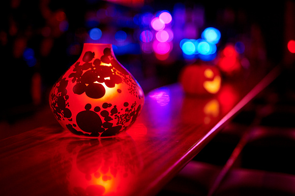 Lampshade in the table