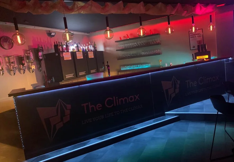 Bar counter in the club