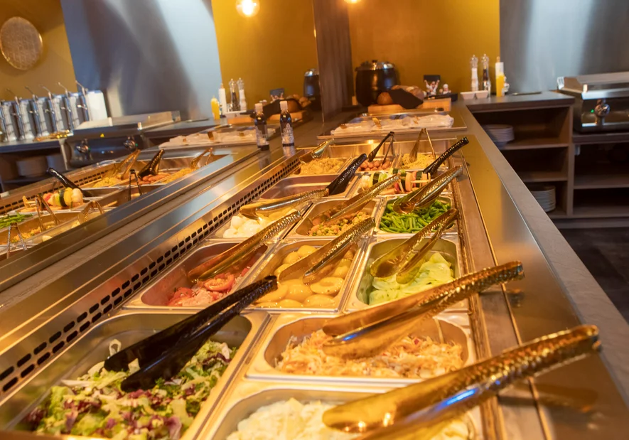 Foods in the restaurant