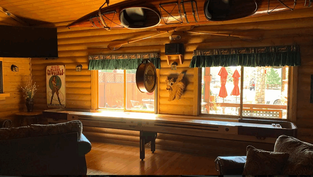 Shuffleboard front room