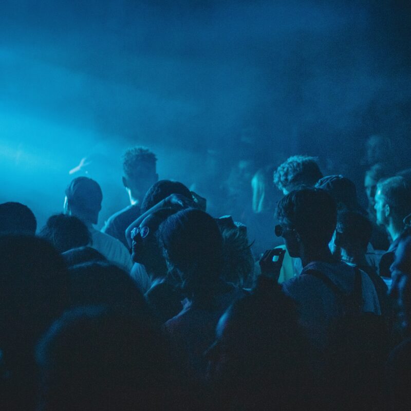 People dancing in the event